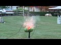 Wassermelonen Feuerwerk - Zeitlupe