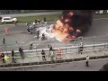 Lamborghini Gallardo on fire!