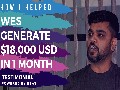 How I helped Wes To Generate $18000USD