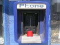 Moderne Telefonzelle