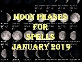 Spells Rituals Magic With Moon Phases January 2019