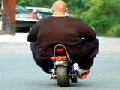 Fat Man! Small Scooter!