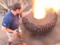Reifenexplosion