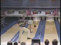 Cooler Bowling-Wurf