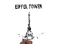How to draw Eiffel Tower
