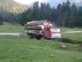 Russischer Holztransport