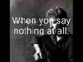 Keith Whitley - When You Say Nothing At All