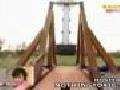 Crazy Japanese Send People Flying With A Trebuchet
