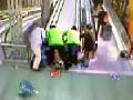 Unfall auf der Rolltreppe