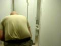 Soldiers play a Silly String Ambush in the Toilets