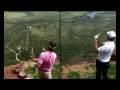 Golf: Abschlag 850 Meter über Green