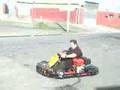 RIPS 800cc gocart smoking up on the road