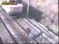 insane train stunt