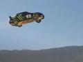 Ken Block jumps his rally car 171 feet