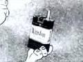 Vintage Commercial Flintstones selling Cigaretts