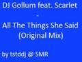DJ Gollum Feat. Scarlet - All The Things She Said