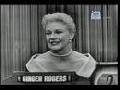 Ginger Rogers--What's My Line?
