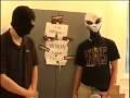 Alien Maske mit Stimmverzerrer