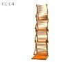 bamboo literature stand, eco friendly brochure stand, green