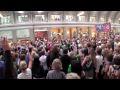 Michael Jackon Beat It: flash mob  Stockholm