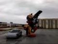 Transformers - Crushing my buddy's car (3D)