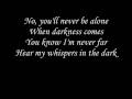Skillet - whispers in the dark with lyrics