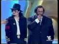 Michael Jackson & Pavarotti - On stage in italian tv show