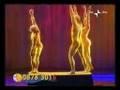 Golden Trio Contortion and Statue Act