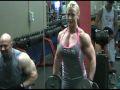 Canadian Bodybuilders Jody Wald & Mike McLeod train chest Pa