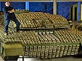Full-size Tank Made From More Than 5,000 Egg Boxes