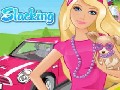 Barbie Driving Slacking