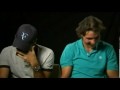 Federer and Nadal: Fit of Laughter During Shooting