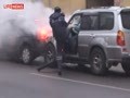 Crazy driver made chaos in the downtown of Moscow
