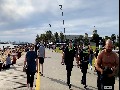 The lockdown is over. Melbourne, St Kilda beach