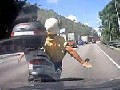 Motor Scooter Rear Ended
