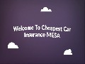 Cheap Car Insurance in Mesa AZ
