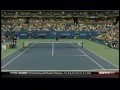 Amazing Leg Shot by Roger Federer, US Open 2010