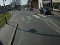 Biker Crash On Head Cam