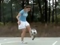 Geniales Fußball Mädchen