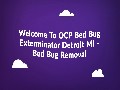 OCP Bed Bug Exterminator in Detroit MI | 313-986-4155