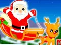 Santa Claus Flying