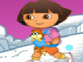 Dora Snow Fight