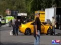 Bumblebee Camaro Crash at Transformer 3