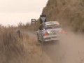 Rally Crash durch Zuschauer