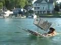 Shopping Cart on Water Skis