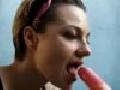 Porn Star Eats Popsicle
