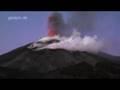 pyroclastic flows at volcano etna