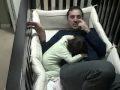 Father goes into Baby Crib