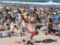 Huge Beach Dance Flash Mob
