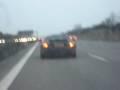 Mercedes Benz SLS AMG on a german expressway